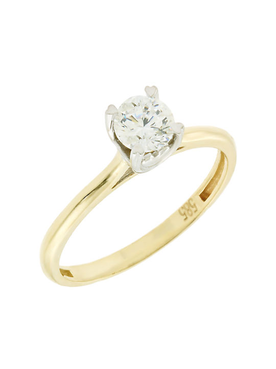 Single Stone from Gold 14K