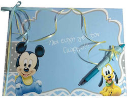 Day4you Χειροποίητο Βιβλίο Ευχών με θέμα Mickey Mouse από Χαρτόνι