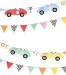 Meri Meri Garland for Party Disney Cars 1pcs