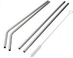 Metallic Drinking Straws 4pcs