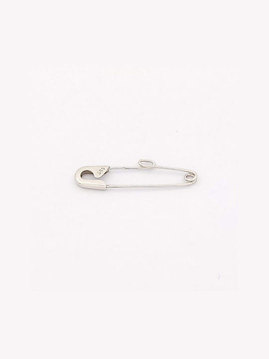 Kirkikosmima Child Safety Pin made of White Gold 14K