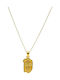 Ortaxidis Anhänger Kinder Amulett mit Jesus Christus aus Gold 9K ORO2109