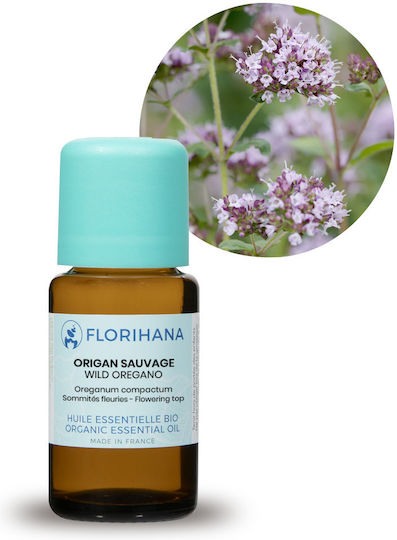 Florihana Βιολογικό Αιθέριο Έλαιο Ρίγανη 15ml