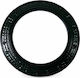 Rosettenkragen Rauchrohr Metall 150mm Schwarz