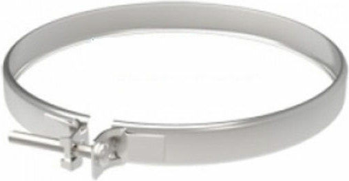 Chimney Clamp Inox 80mm Silver