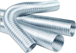 Chimney Chimney Tube Metallic 150mm Silver