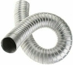 Chimney Chimney Tube Metallic 130mm Silver