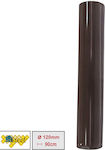 Chimney Chimney Tube Enamel 120mm Brown