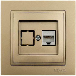 Mono Electric Network Socket with Frame Mono Electric Network Socket with Frame