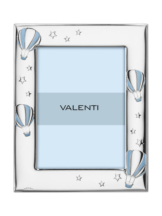 Valenti Kinder Fotorahmen Silber Blau 13x18cm