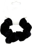 Velvet Scrunchy Hair Black 1pcs