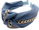 Stirnband Haar Blau