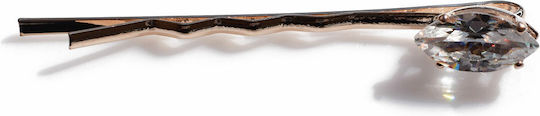 Bizoutaki Silver Rhinestone Hair Pin