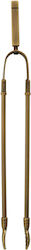 Zogometal Fireplace Tongs Bronze