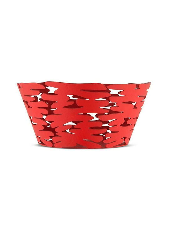 Alessi Barket Bm10/18 Obstschale Metallisch Rot 18x18x6.5cm