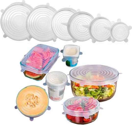 Lid for Storage Container made of Silicone 7cm 103061 6pcs