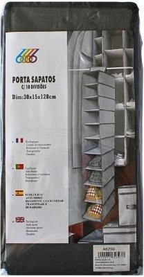Fabric Hanging Shoe Storage Case in Grey Colour 30x15x120cm