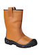 Portwest Unisex Sicherheitsgummistiefel Schienbein mit Fell Orange