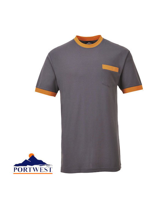 Portwest Texo T-Shirt Εργασίας Γκρι