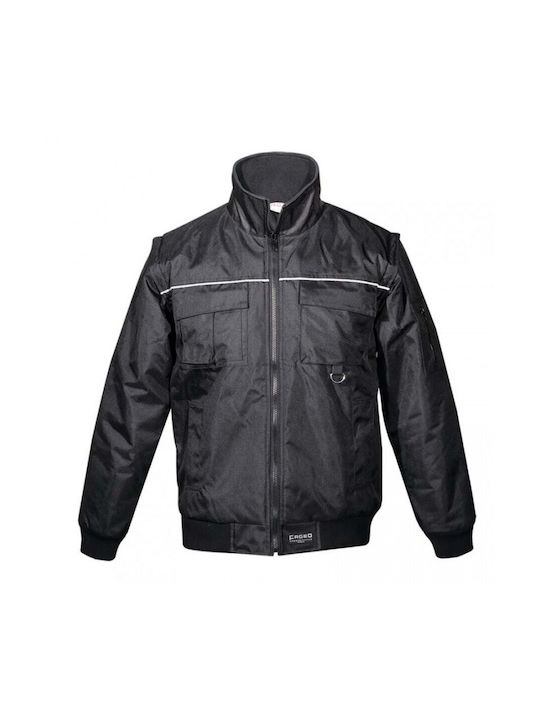 Mardim Waterproof Work Jacket Black