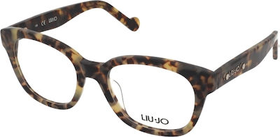 Liu Jo Women's Acetate Prescription Eyeglass Frames Brown Tortoise LJ2617-215