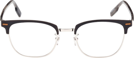 Zegna Men's Prescription Eyeglass Frame Black EZ5250H205220145