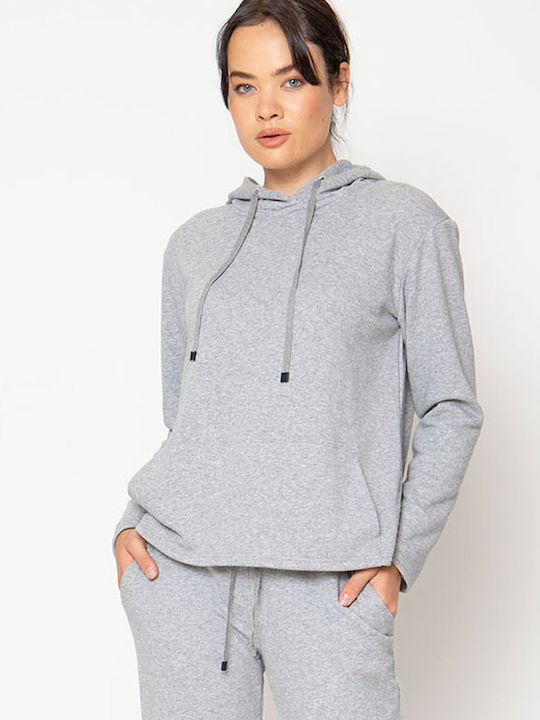 Maxin Women's Hooded Sweatshirt Gray