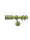 Metallic Curtain Pole Single Φ25mm 200cm Green