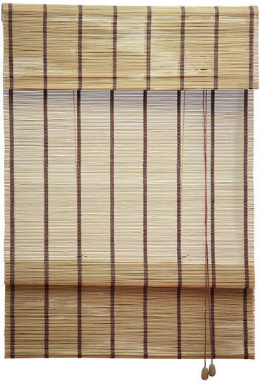 Homefit Beschattungsrollo Bamboo in Braun Farbe L60xH140cm