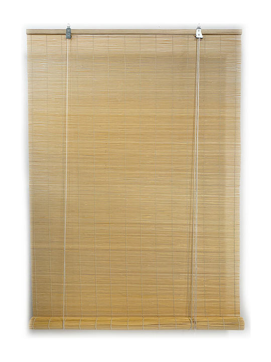 Woodware Beschattungsrollo Bamboo in Braun Farbe L100xH120cm