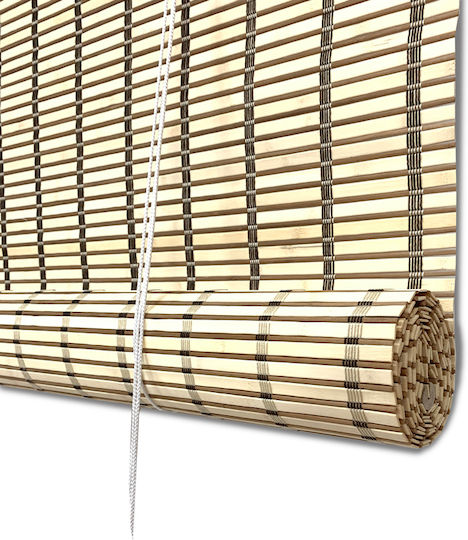 Woodware Stor de Umbrire Bambus în Culoarea Bej L180xH90buc