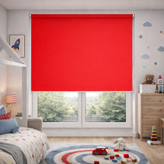 Partial Blackout Roller Blind P120xH180cm TPS-23796 Red