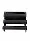 Tatu Moyo Jewellery Stand Made of Black Faux Leather 31x17x24cm
