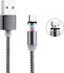 Magnetic USB 2.0 to micro USB Cable Γκρι 1m (16754)
