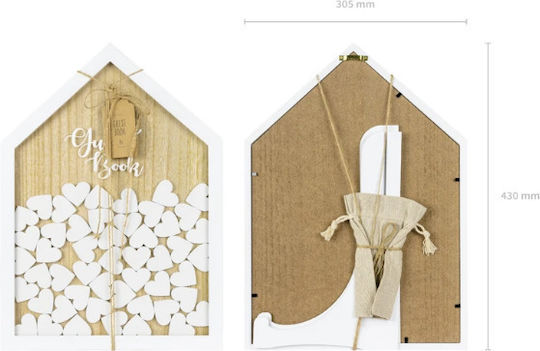 Wedding Drop Wishes Frame Beige