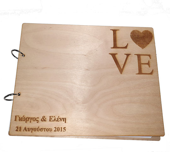 Woodseason Hochzeitswunschbuch Buch Beige
