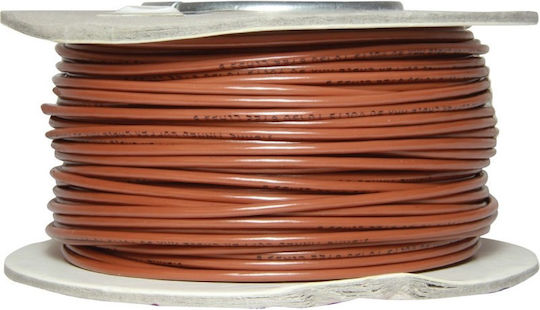 E-Sea Καλώδιο Ρεύματος με Διατομή 1x1.5mm² σε Καφέ Χρώμα 1m
