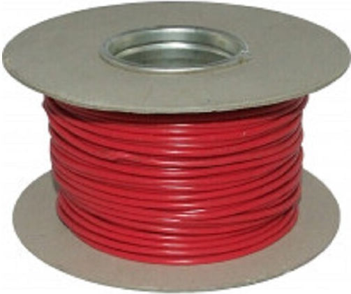 Netzkabel mit Kabeleigenschaften 1x6mm² in Rot Farbe 1m Flexibel 85.004B