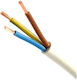 Power Cord with Cable Properties 3x1.5mm² in White Colour 1m Flexible