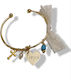 The Art of Beading Μαρτυρικό Βάπτισης Χειροπέδα Μεταλλικό Χρυσό 1τμχ