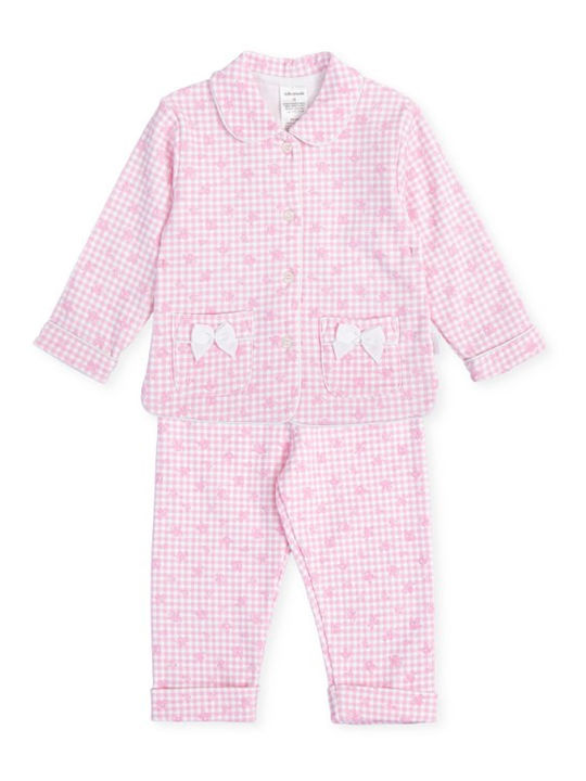 Tutto Piccolo Set Top & Bottom Kids Winter Pyjamas Pink