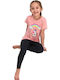 Roly Poly Kinder Schlafanzug Sommerlich Orange