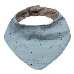 Bandana Fabric with Button Light Blue