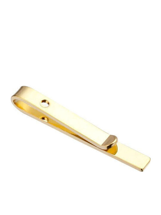 Steel Tie Clip Gold 4.5x0.5cm Steel Tie Clip Gold 4.5x0.5cm