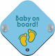 Koupakoupa Знак Baby on Board с Вендуза Син