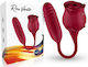 Clitoral Air Suction Rose Thrusting Δονητής Bullet 31cm Ροζ