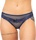 CottonHill Frauen Sexy Zeichenfolge Blau