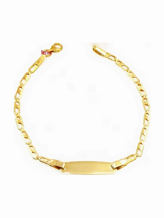 Kinderarmbänder ID Vergoldet 14K Kinderarmbänder ID Vergoldet 14K