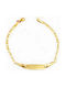 Kids Gold Bracelet 14K with Stone for Girl