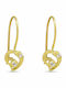 Goldjewels Kids Earrings Pendants Hearts from Gold 9K